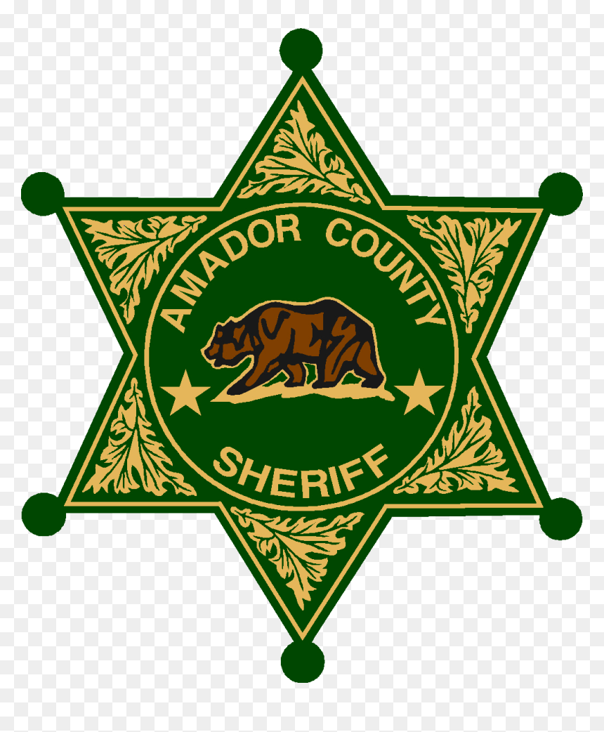 Amador County, HD Png Download - sheriff badge png
