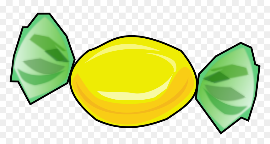 Plant,leaf,food - Yellow Candy Clipart, HD Png Download - candy clipart png