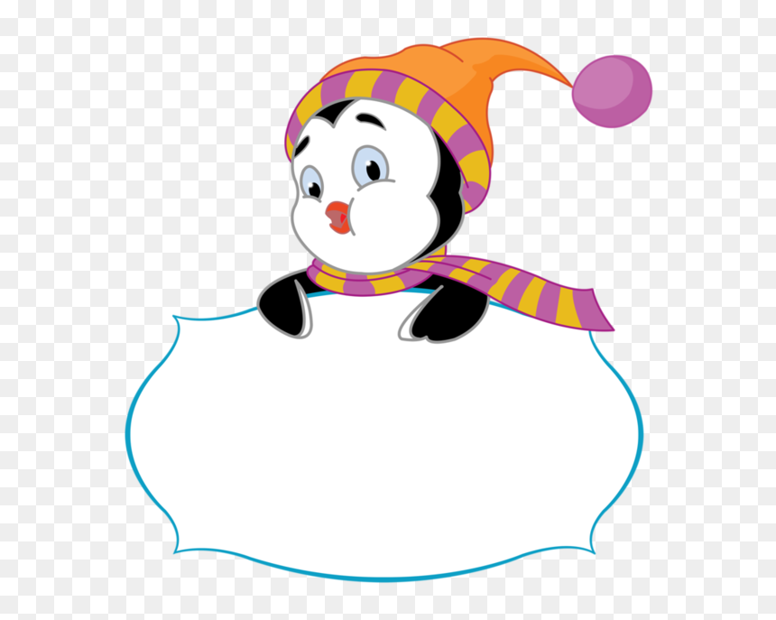 Labels, Scraps, Png Border Scrap, Etiquette - Cute Penguin Clip Art, Transparent Png - fancy label png