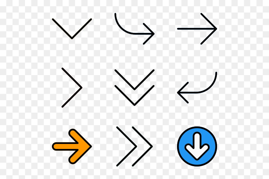 Clip Art, HD Png Download - orange arrow icon png