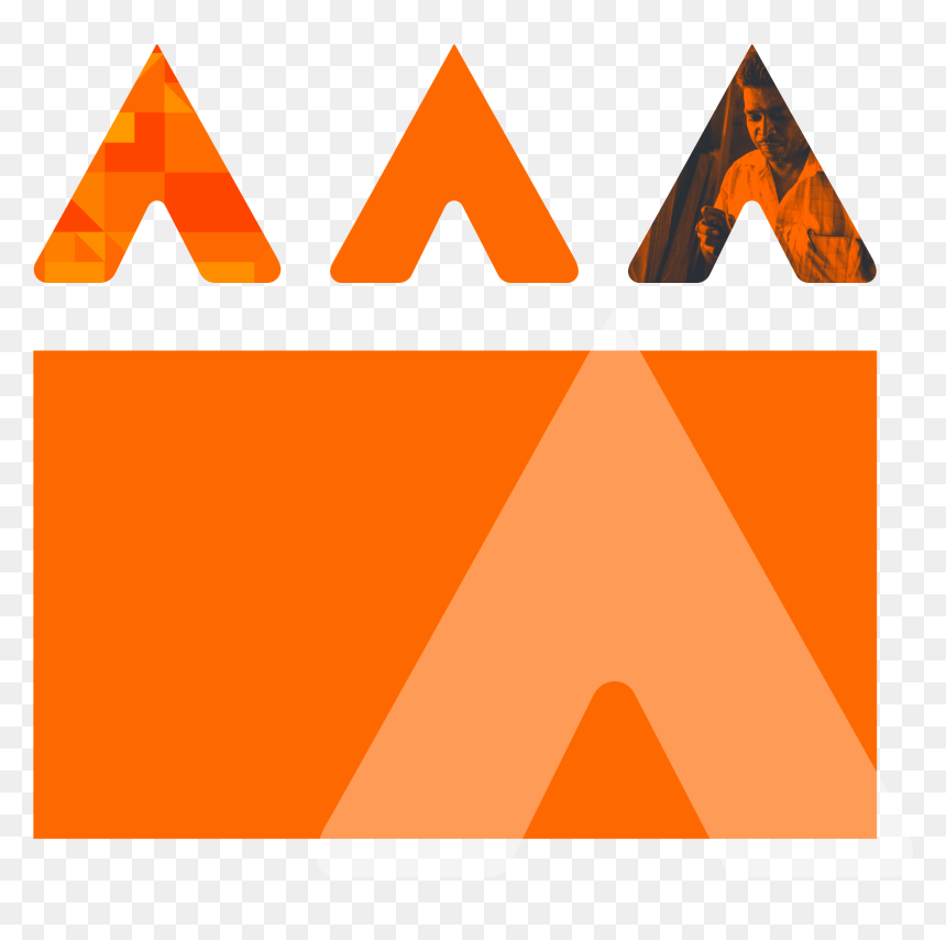 Arrow Logo Visual Identity, HD Png Download - orange arrow icon png