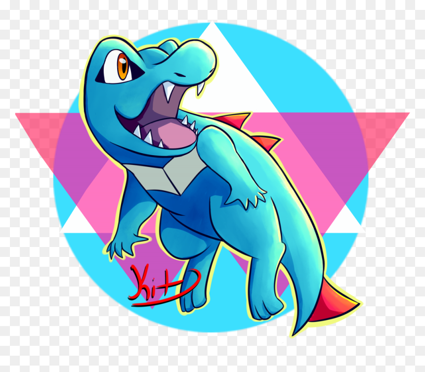 Totodile - Gift - Totodile, HD Png Download - totodile png
