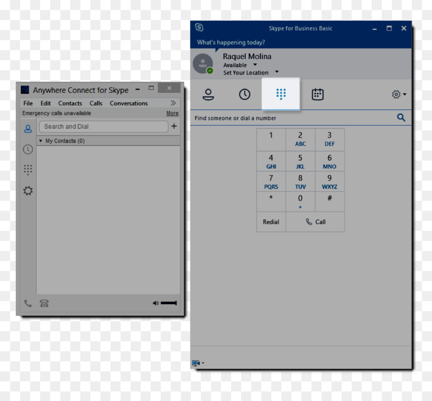 Screenshot, HD Png Download - skype icon png