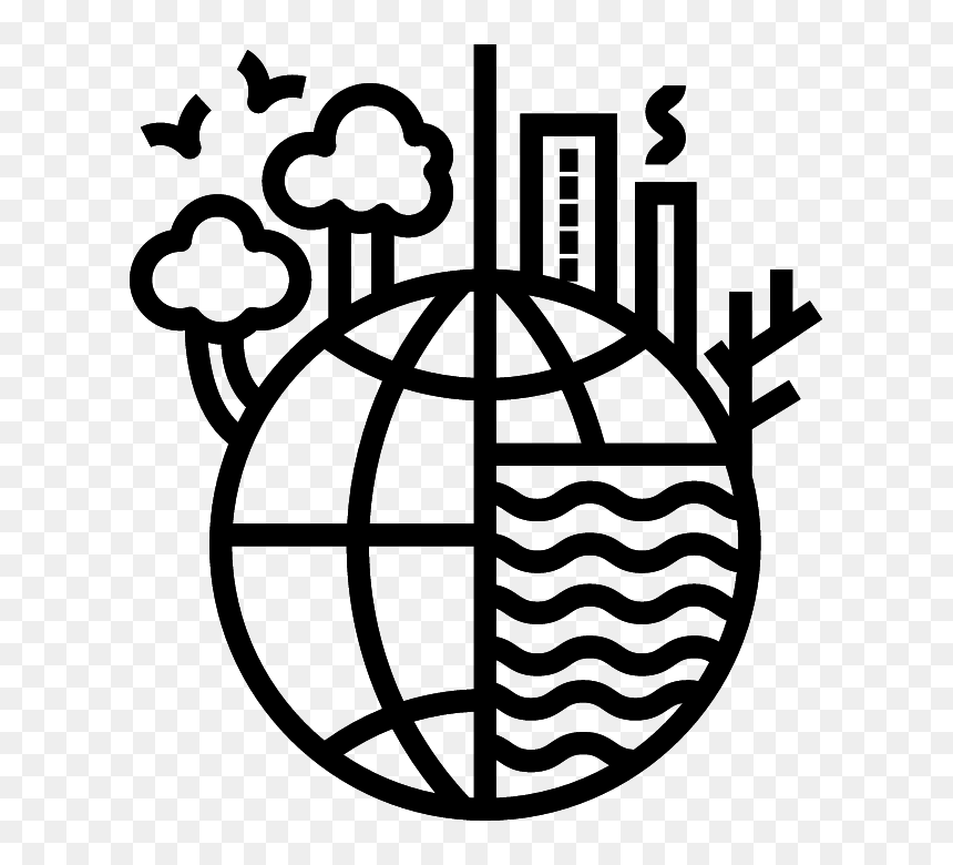 Half Globe Icon , Png Download - Climate Change Icon Png, Transparent Png - change icon png