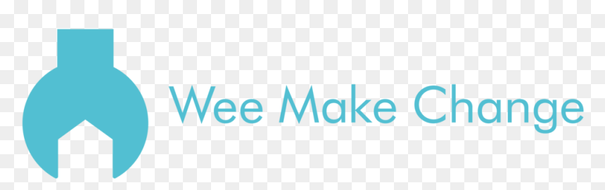 Wee Make Change Logo Aqua Rgb, HD Png Download - blue line design png