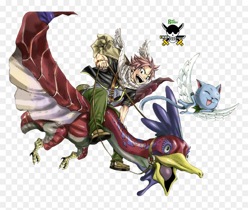 1mib, 1280x1024, Natsu And Happy Render 3 By Roronoaroel-d5v6cei - Natsu Dragneel Render, HD Png Download - natsu dragneel png