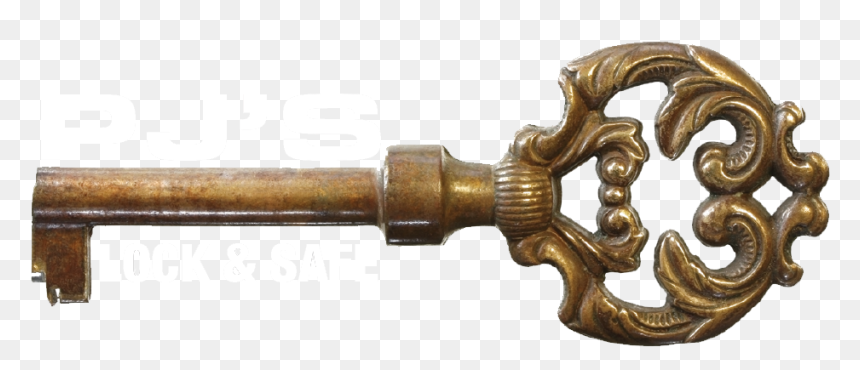 Pj"s Lock & Safe - Vintage Key, HD Png Download - car keys png