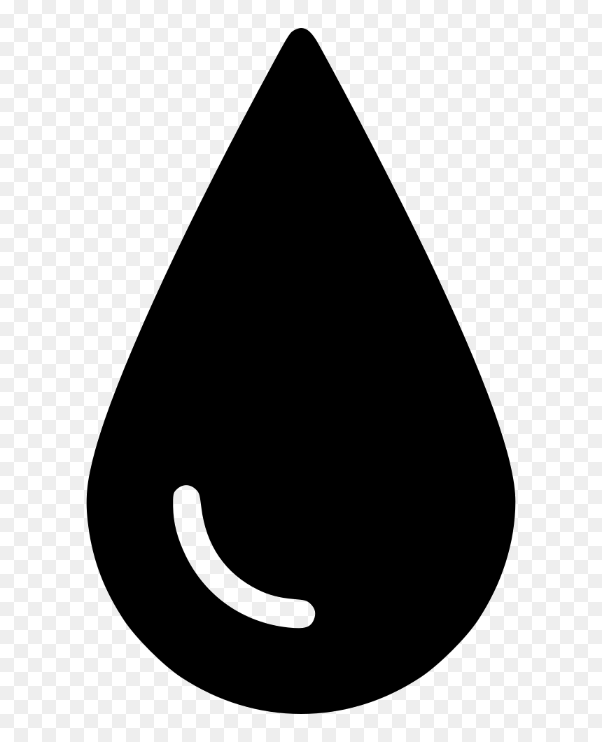 Blood Drop - Drop Silhouette, HD Png Download - blood drop icon png