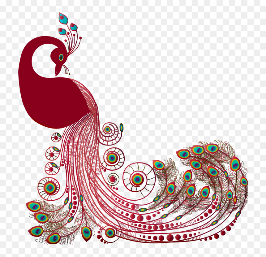 Art,organ,area - Peafowl, HD Png Download - peacock clipart png