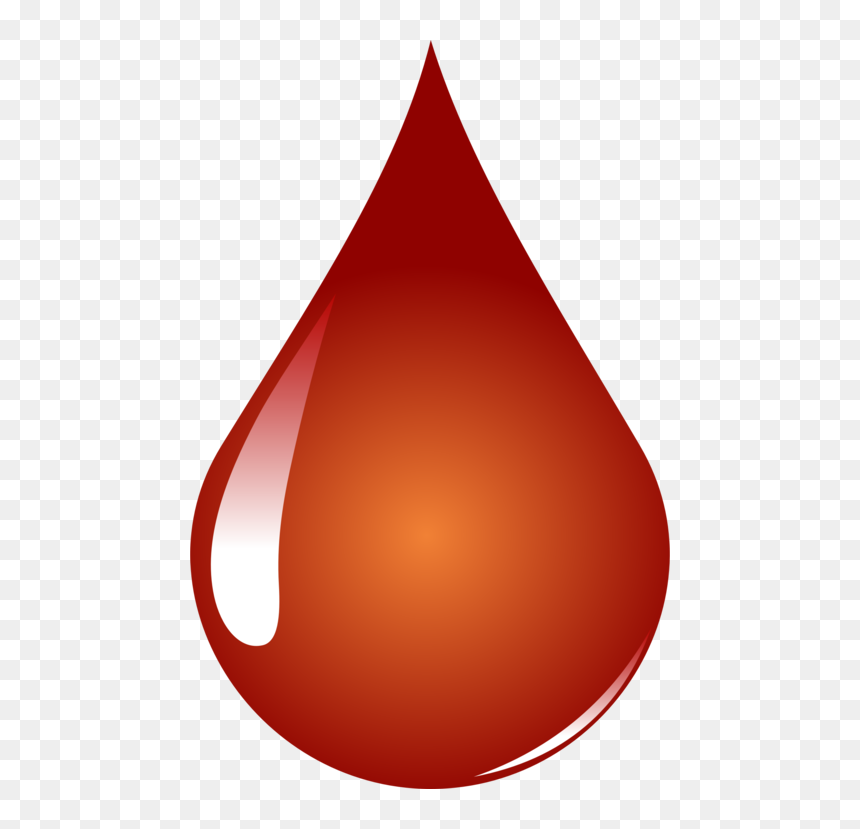 Drop,red,cone, HD Png Download - blood drop icon png