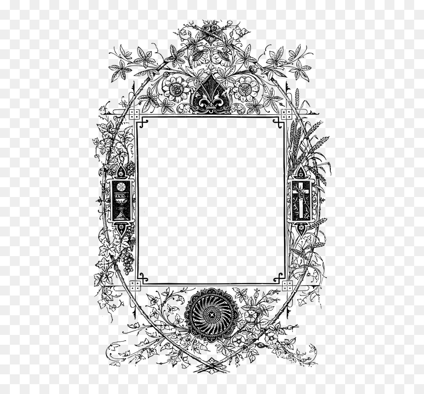 Portable Network Graphics, HD Png Download - vintage border line png