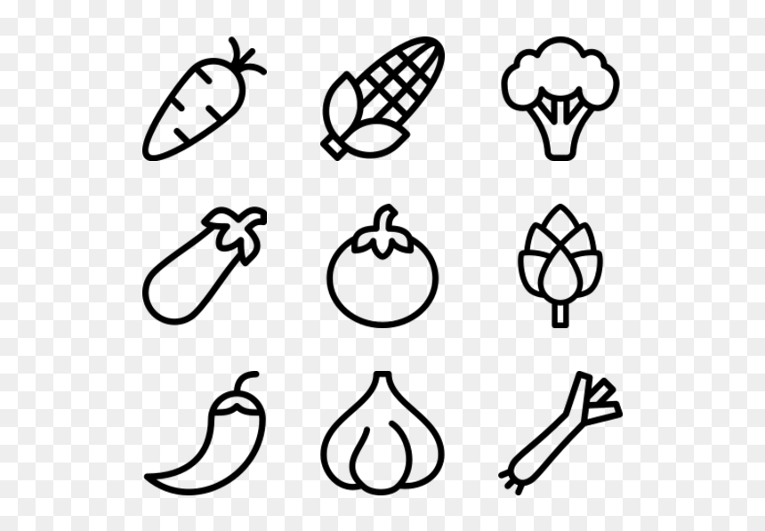 Clip Art, HD Png Download - vegetables png icons