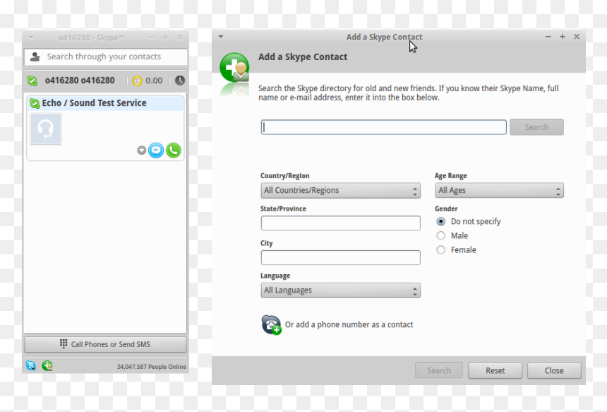 Screenshot, HD Png Download - skype icon png