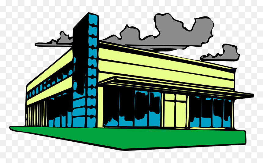 Company Clip Art - Advantages Of Departmental Store, HD Png Download - office building vector png