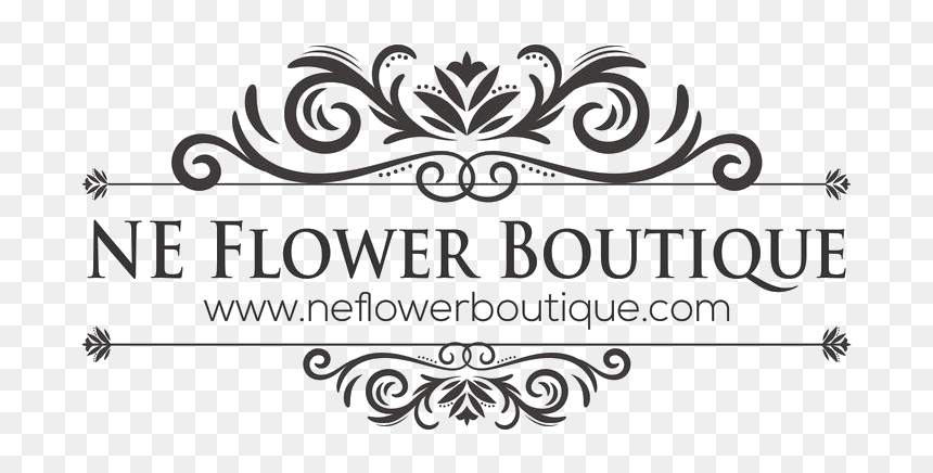 Ne Flower Boutique - Flower Boutique Png Logo, Transparent Png - flowers logo png