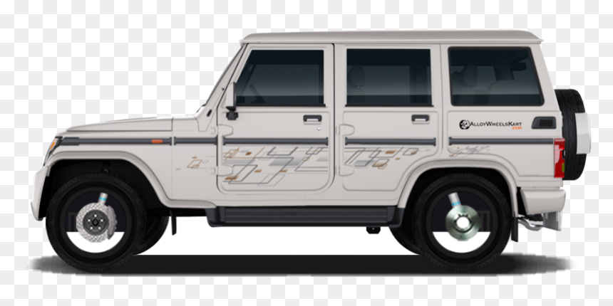Slide Background - Bolero Zlx With Alloy Wheels, HD Png Download - mahindra pickup png