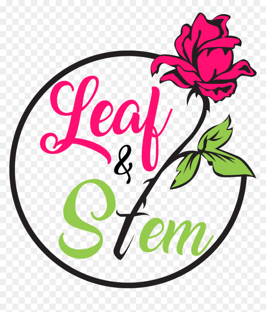 Clipart Flowers Logo - Leaf & Stem Flowers, HD Png Download - flowers logo png
