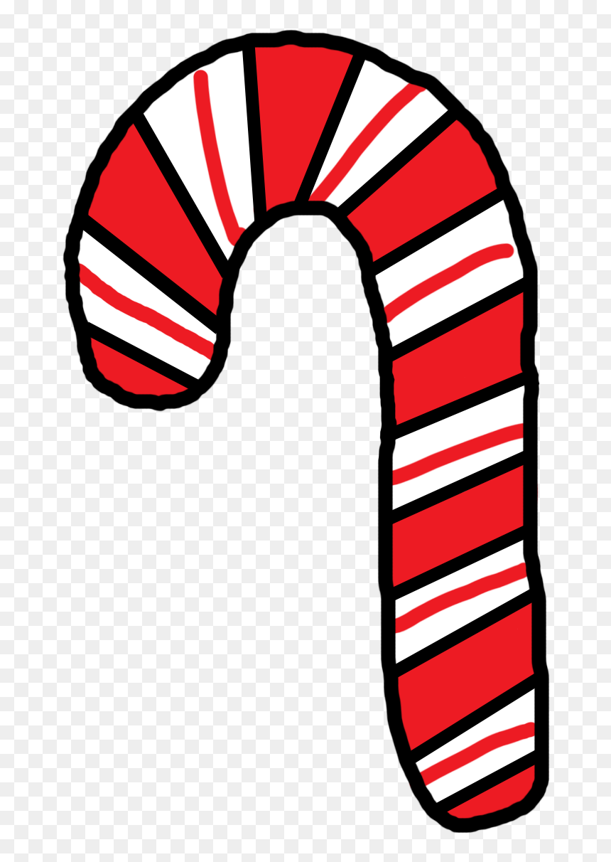 Sweet Drawing Confectionery - Candy Cane Png Drawn, Transparent Png - candy clipart png
