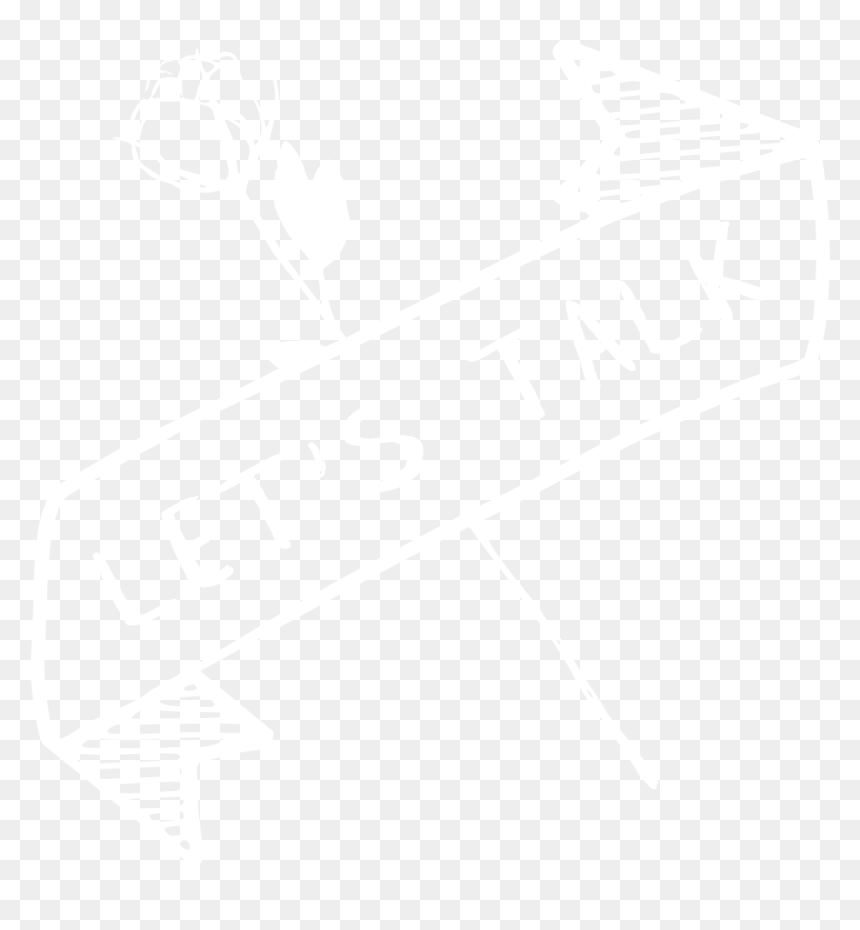 Header Banner Logo Let"s Talk - Johns Hopkins Logo White, HD Png Download - talk png