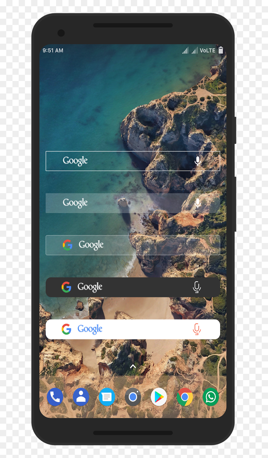 Iphone, HD Png Download - google search bar png