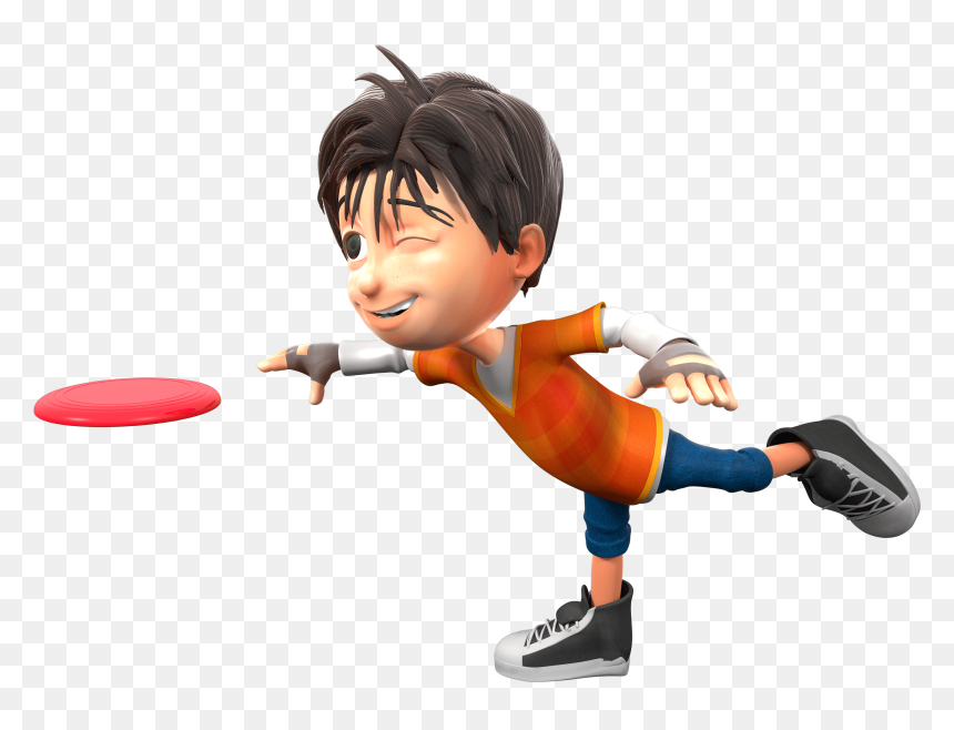Disc Golfer Cartoon, HD Png Download - disc golf basket png