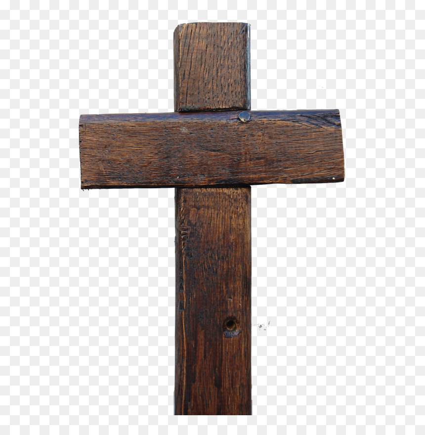 Christian Cross Png Clipart - Wooden Cross Png Hd, Transparent Png - tick cross png