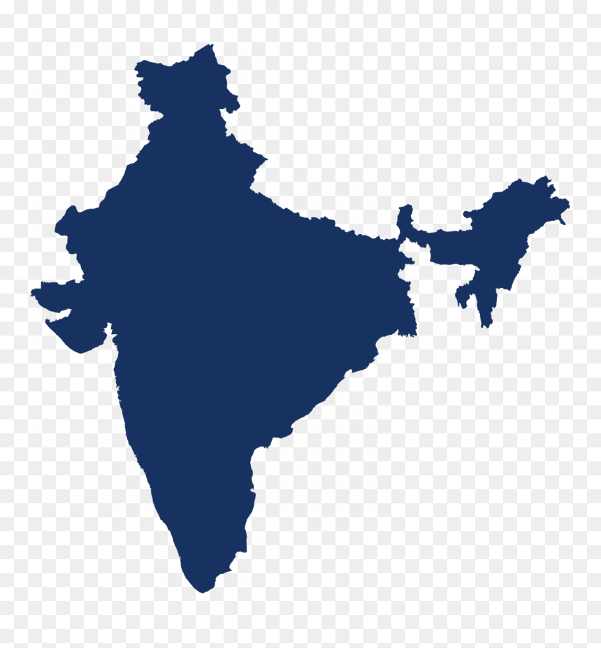 Projects In Evangelization - India Map Transparent Png, Png Download - india map png image