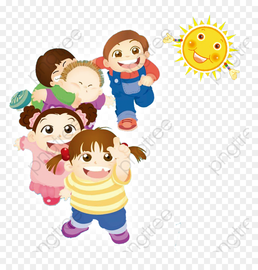 Kids Games, Play Games, Child, Sun Png Transparent - 庆 六 一 图片, Png Download - sun clipart for kids png