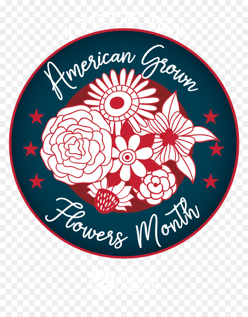 Hero Logo 3@300x - American Grown Flowers Month, HD Png Download - flowers logo png