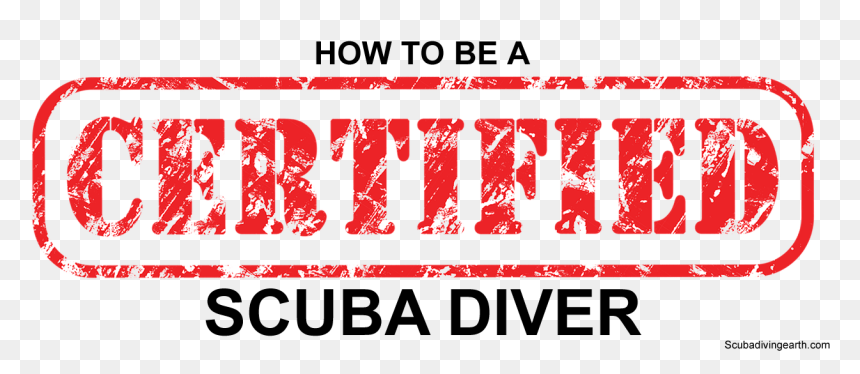How Do You Get Certified To Scuba Dive - Graphic Design, HD Png Download - scuba diver png