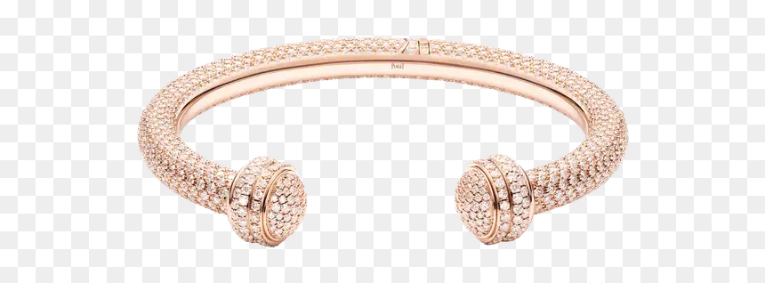 18k Rose Gold Open Bangle Bracelet Custom Jewelry Manufacturers, HD Png Download - ladies fancy bangles png