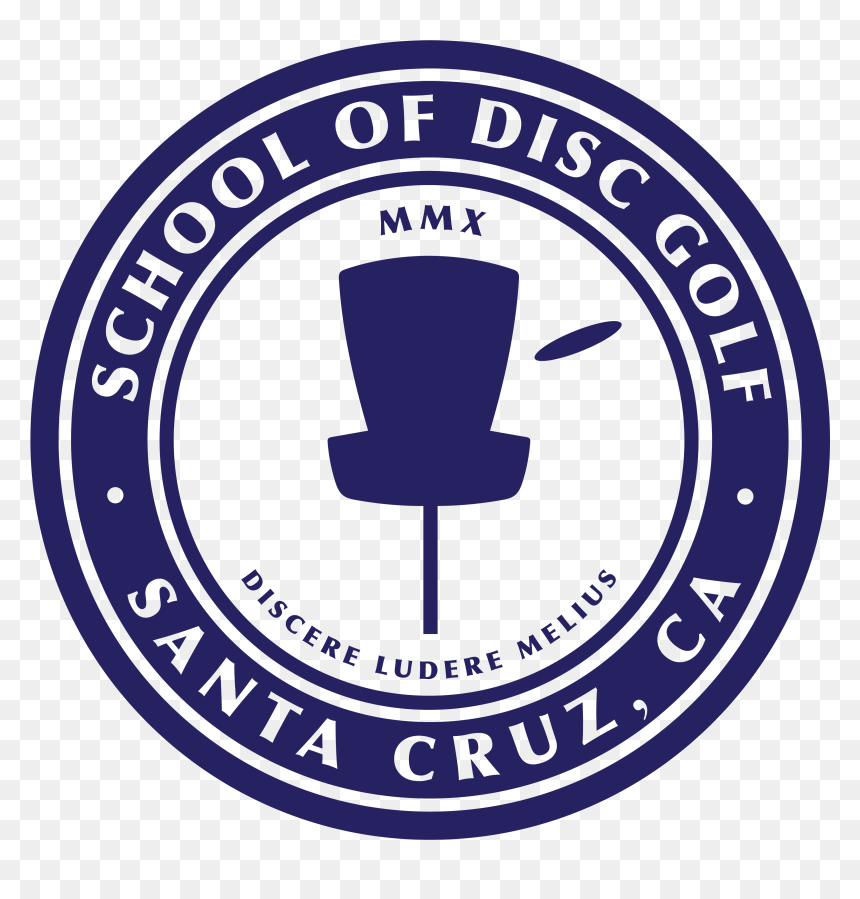 School Of Disc Golf - Emblem, HD Png Download - disc golf basket png