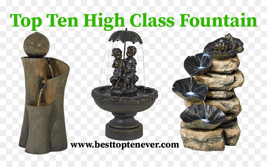 Top Ten Fountain - Bronze Sculpture, HD Png Download - fountain top view png