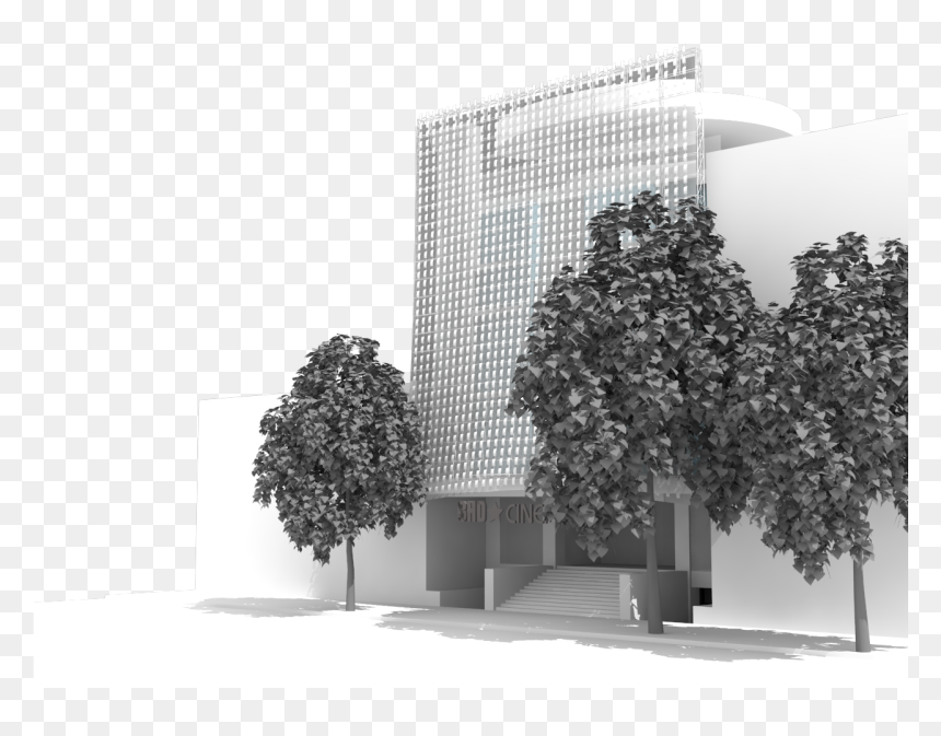 Tile Curve Street View - Brutalist Architecture, HD Png Download - tile png