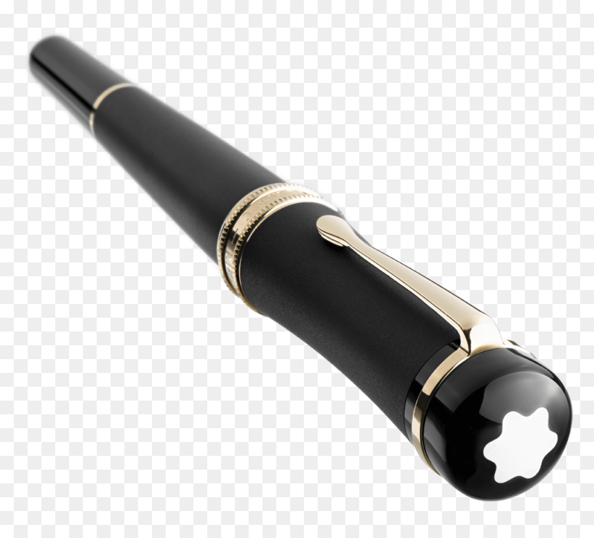 Mont Blanc Pens Logo, HD Png Download - fountain top view png