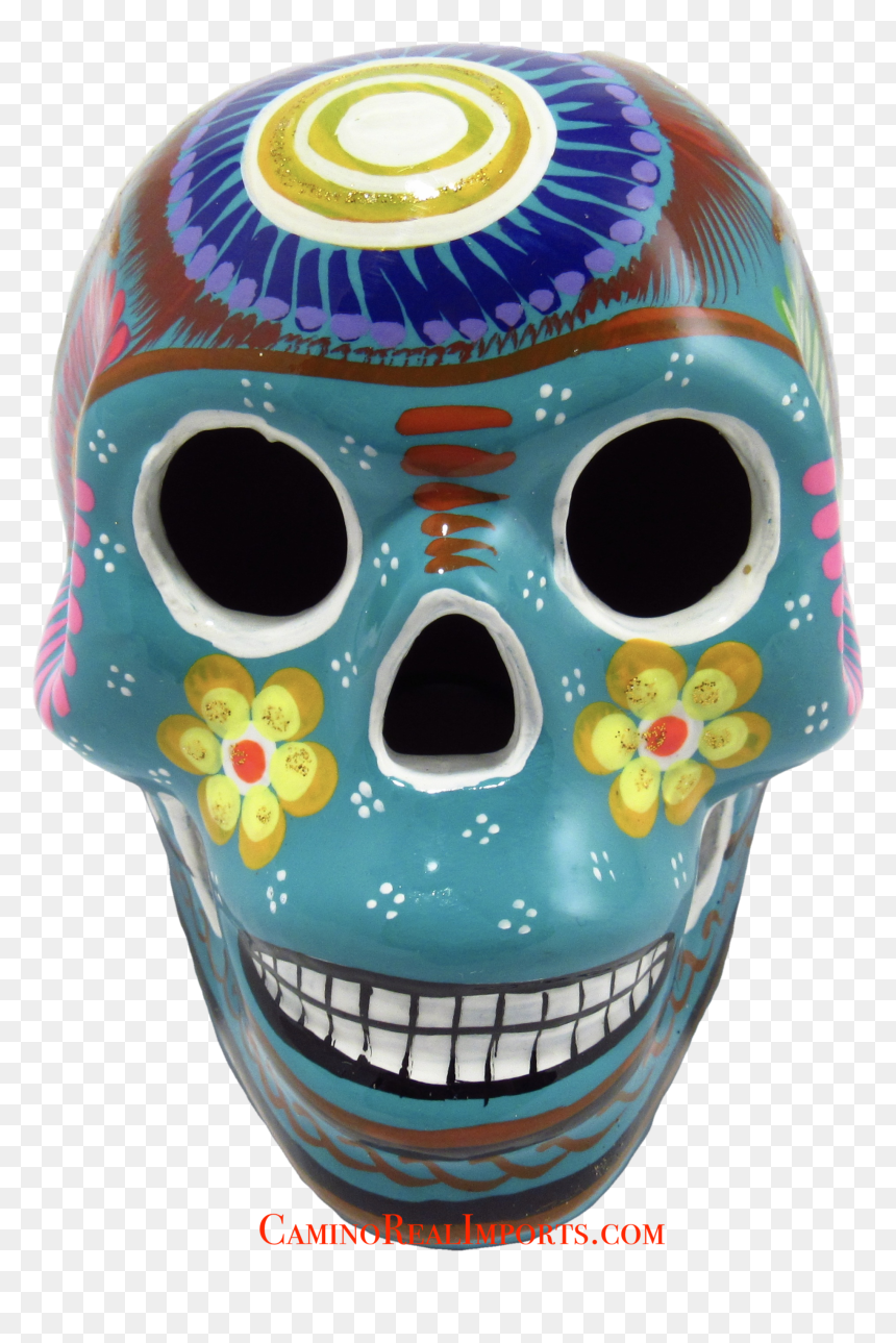 Skull, HD Png Download - day of the dead png