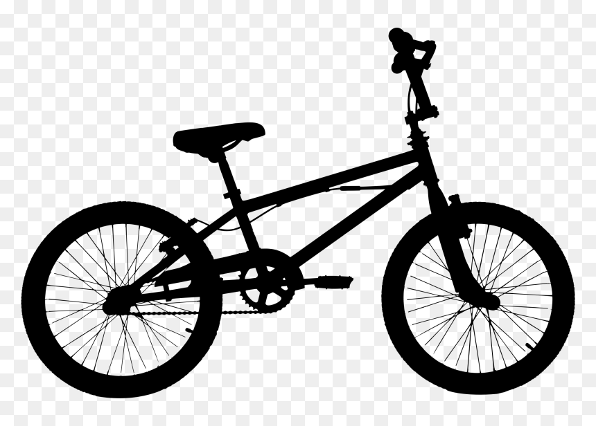 Bicycle Silhouette Clip Art At Getdrawings Com - Doubt Pedal It Out, HD Png Download - bikes png images