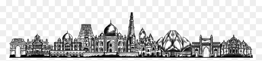 Delhi Footer, HD Png Download - taj mahal icon png