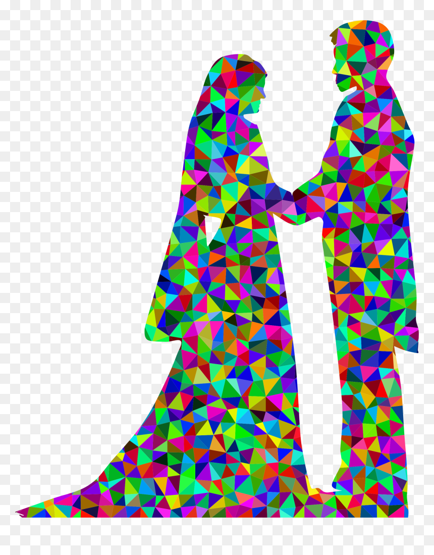 Prismatic Low Poly Marriage Clip Arts - Symbol Of Marriage, HD Png Download - marriage png images