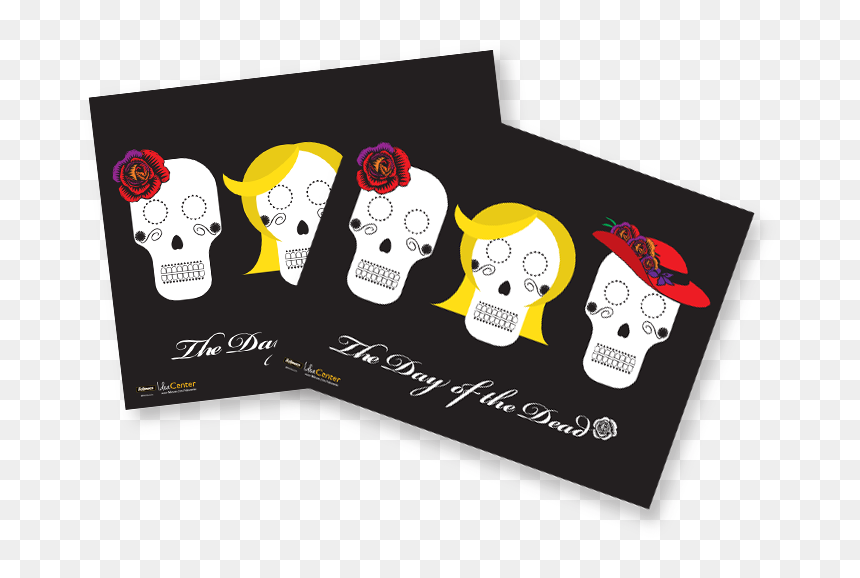 Skull, HD Png Download - day of the dead png