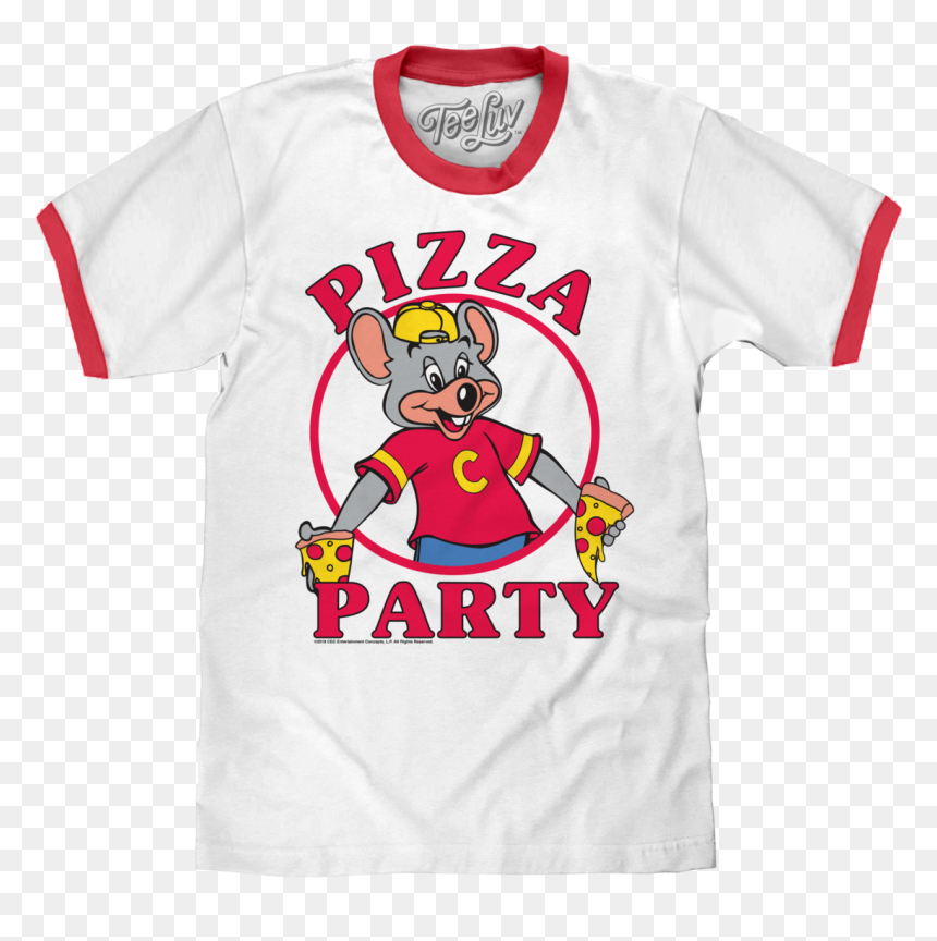Chuck E Cheese Pizza Party Shirt, HD Png Download - chuck e cheese png