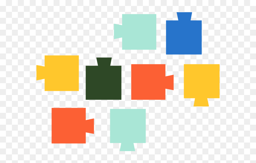Horizontal Puzzle Transparent Bkgrd Padding V2, HD Png Download - png format business images