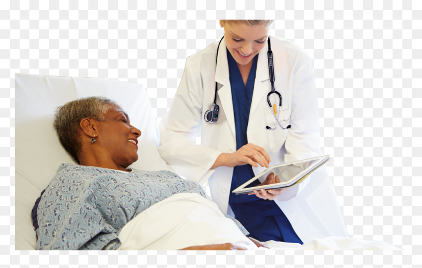 Nurse Anesthetist Talking To A Patient, HD Png Download - medical doctor png