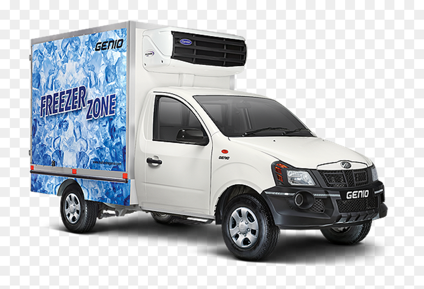 Mahindra Genio Refrigerated Van, HD Png Download - mahindra pickup png
