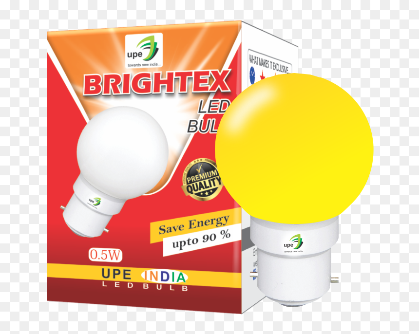 Upe Led Bulb - Compact Fluorescent Lamp, HD Png Download - led bulbs png