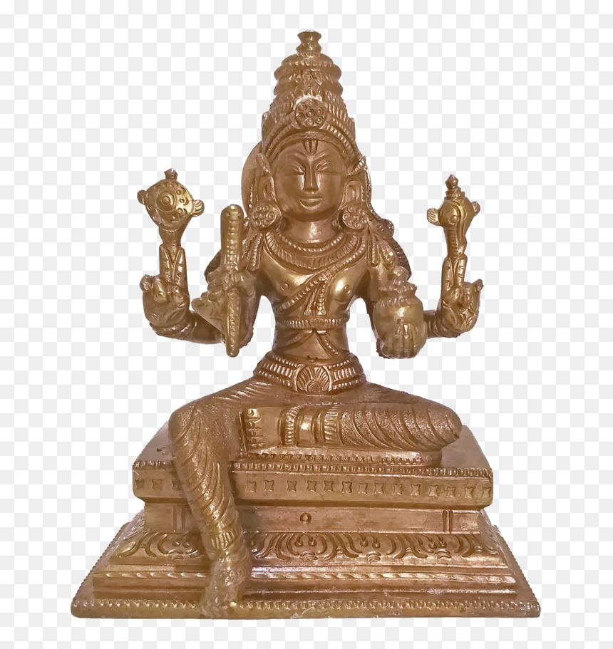 Blessing Lord Sri Venkateswara Holding Sangu Bronze - Bronze Sculpture, HD Png Download - venkateswara images png