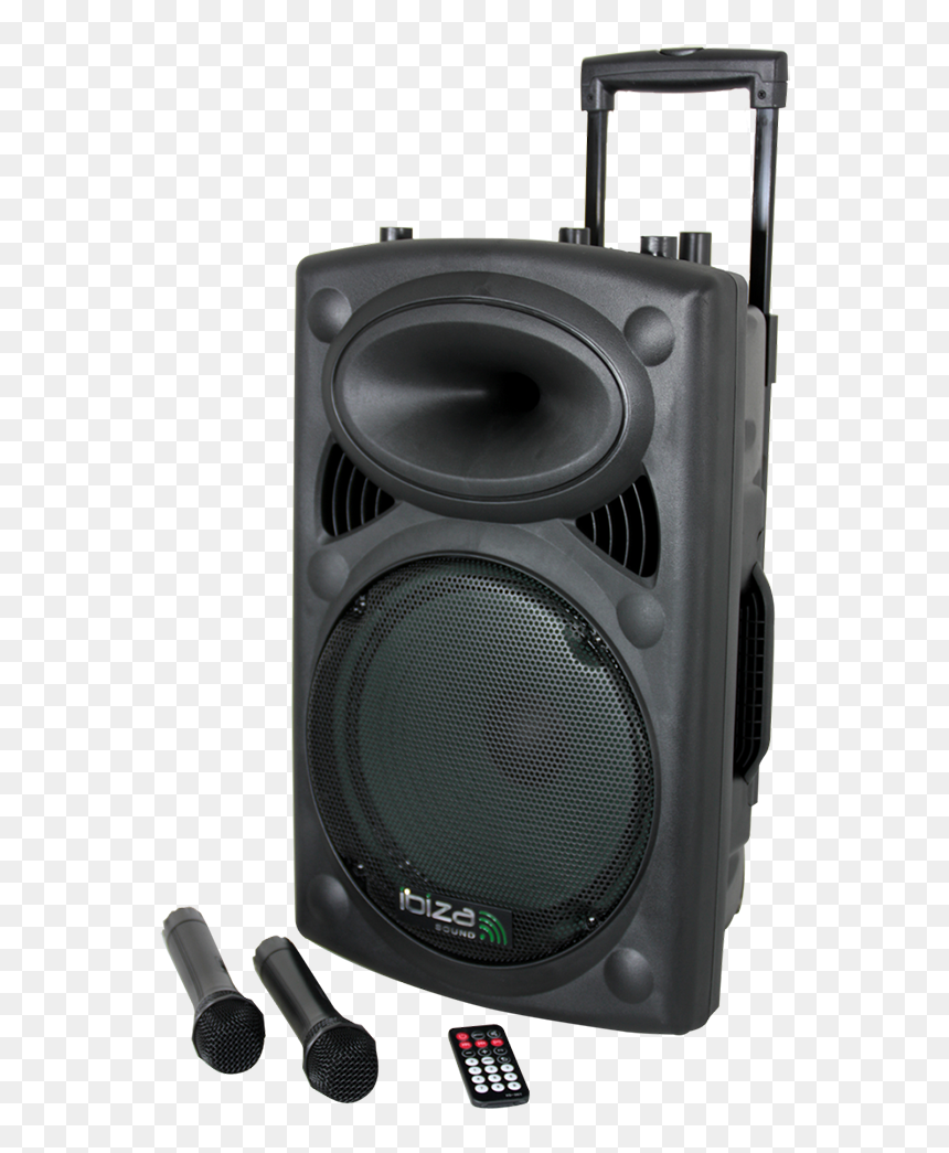 Sistema Portatil Autonomo Con Usb/vox/bluetooth Y 2 - Ibiza Sound Port-uhf-bt, HD Png Download - humo blanco png