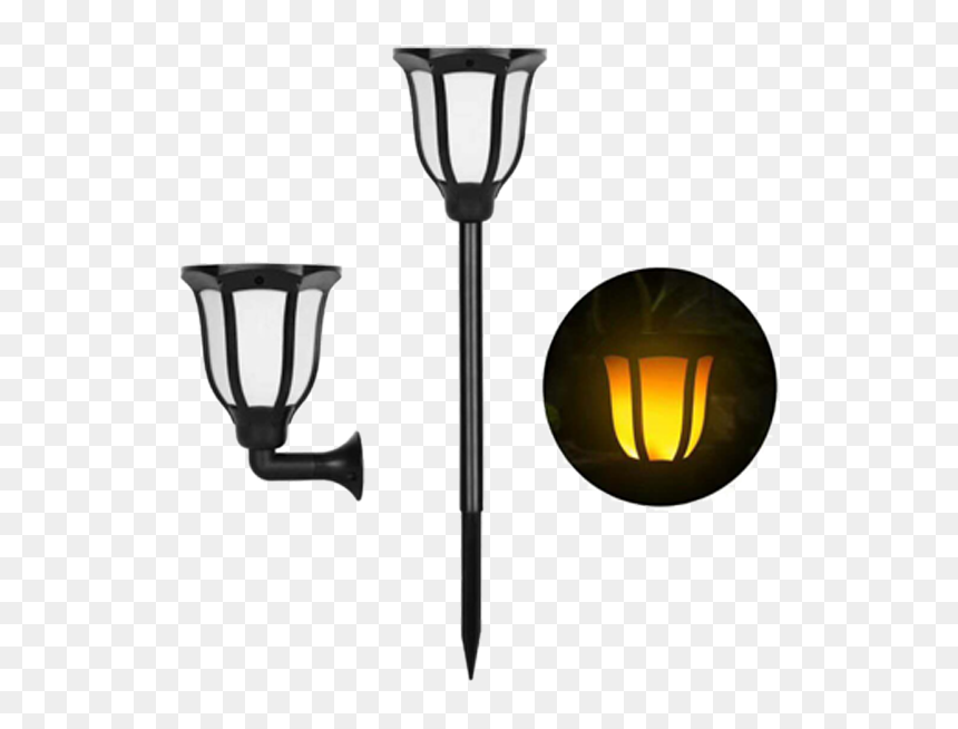 Led Solar Tiki Torch Light - Torch, HD Png Download - torch light png