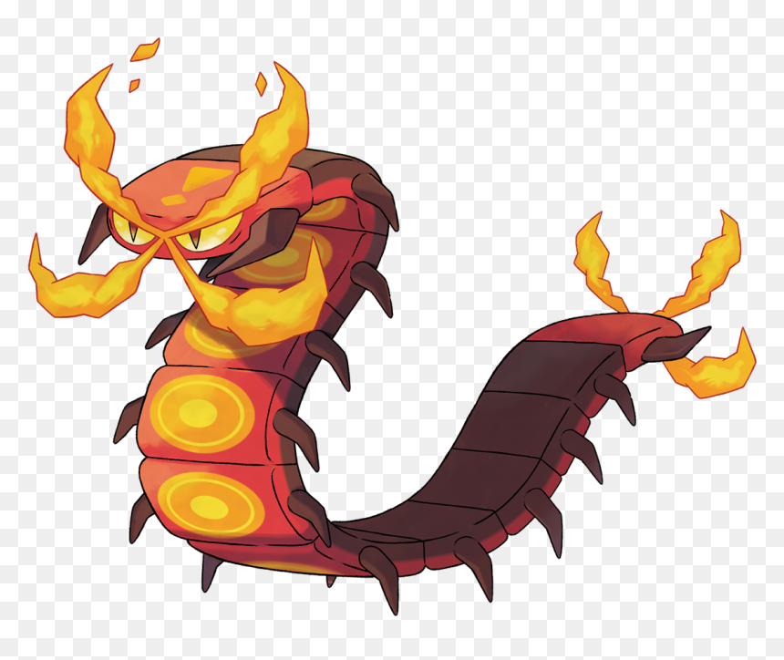 Ilustración De Centiskorch - Pokemon Centiskorch, HD Png Download - humo blanco png