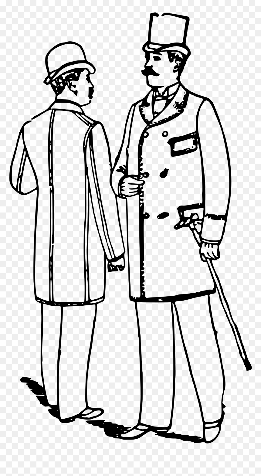 Men"s Fashion Circa 1892 Clip Arts - Chivalry Picture Black And White, HD Png Download - mens wear png